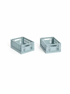 Säilytys|HAY Colour Crate Mini -korit 2 kpl DUSTY BLUE