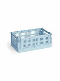 Säilytys|HAY Colour Crate Small -säilytyskori SOFT BLUE