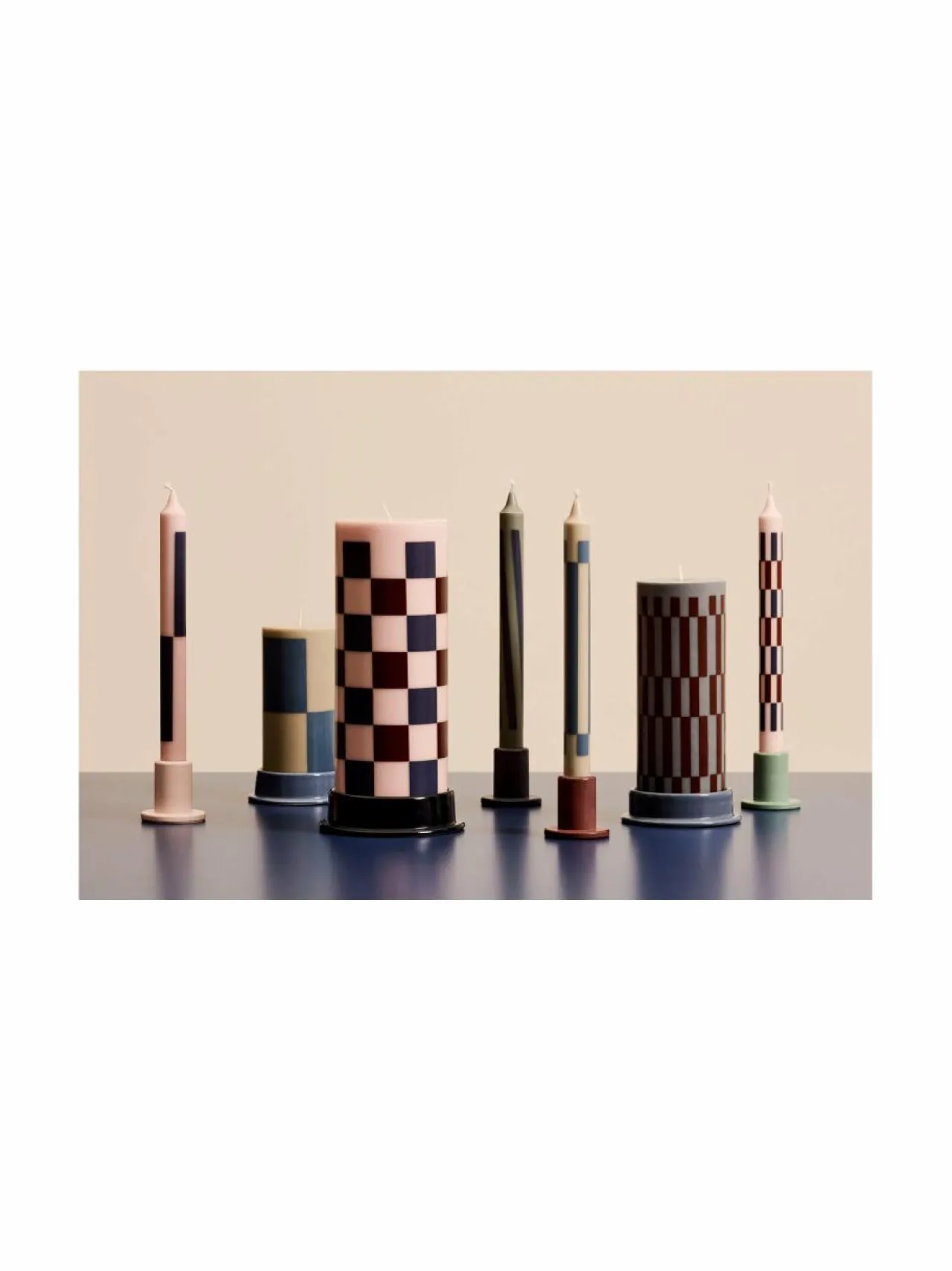 Kynttilät & Lyhdyt|HAY Column Small -kynttilä 15 cm MULTI