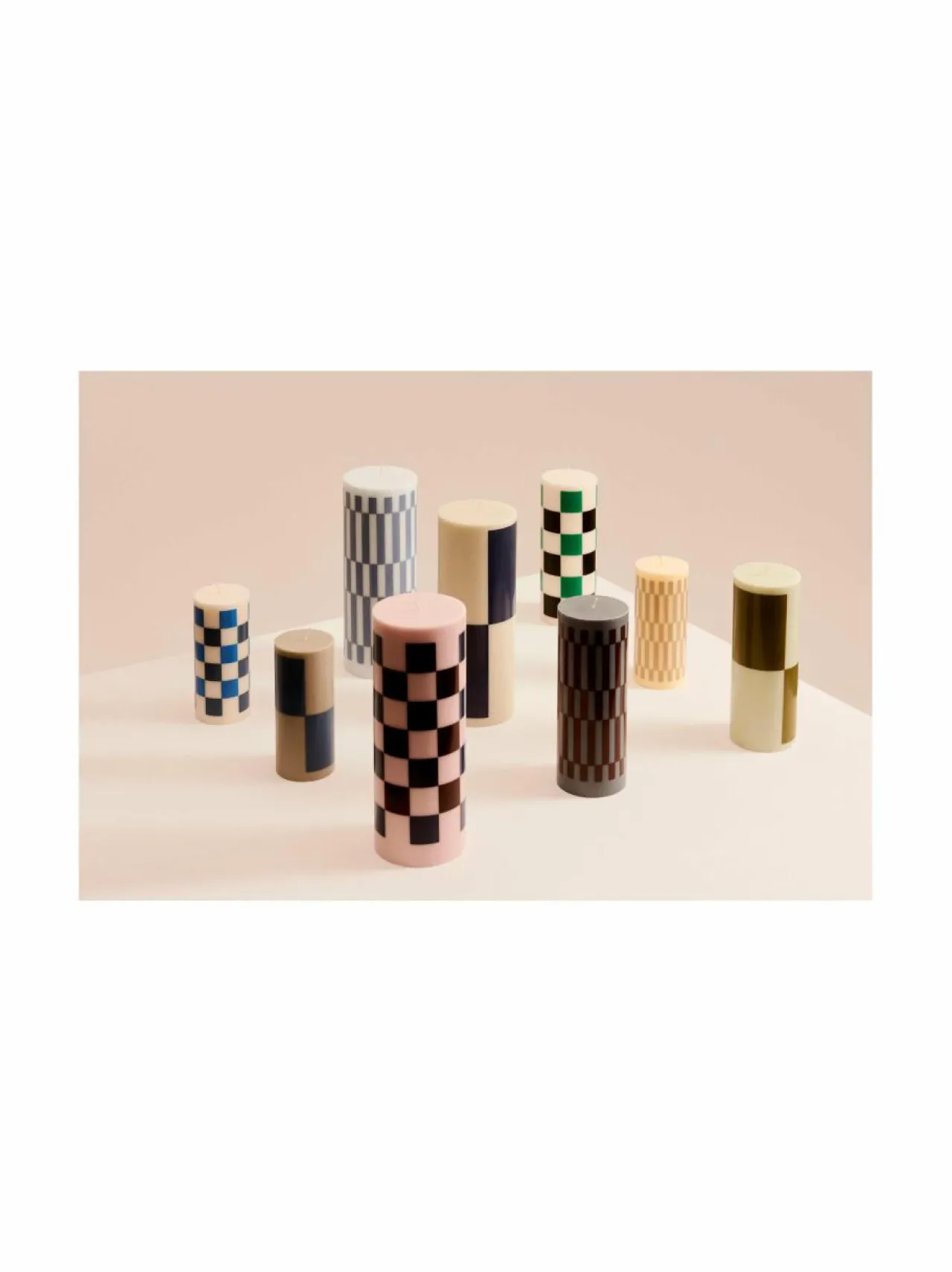 Kynttilät & Lyhdyt|HAY Column Small -kynttilä 15 cm MULTI