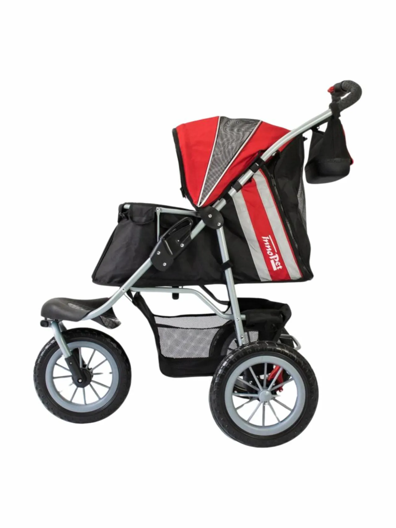 Kantolaukut Ja Rattaat|InnoPet Comfort EFA ECO lemmikkirattaat PUNAINEN / MUSTA