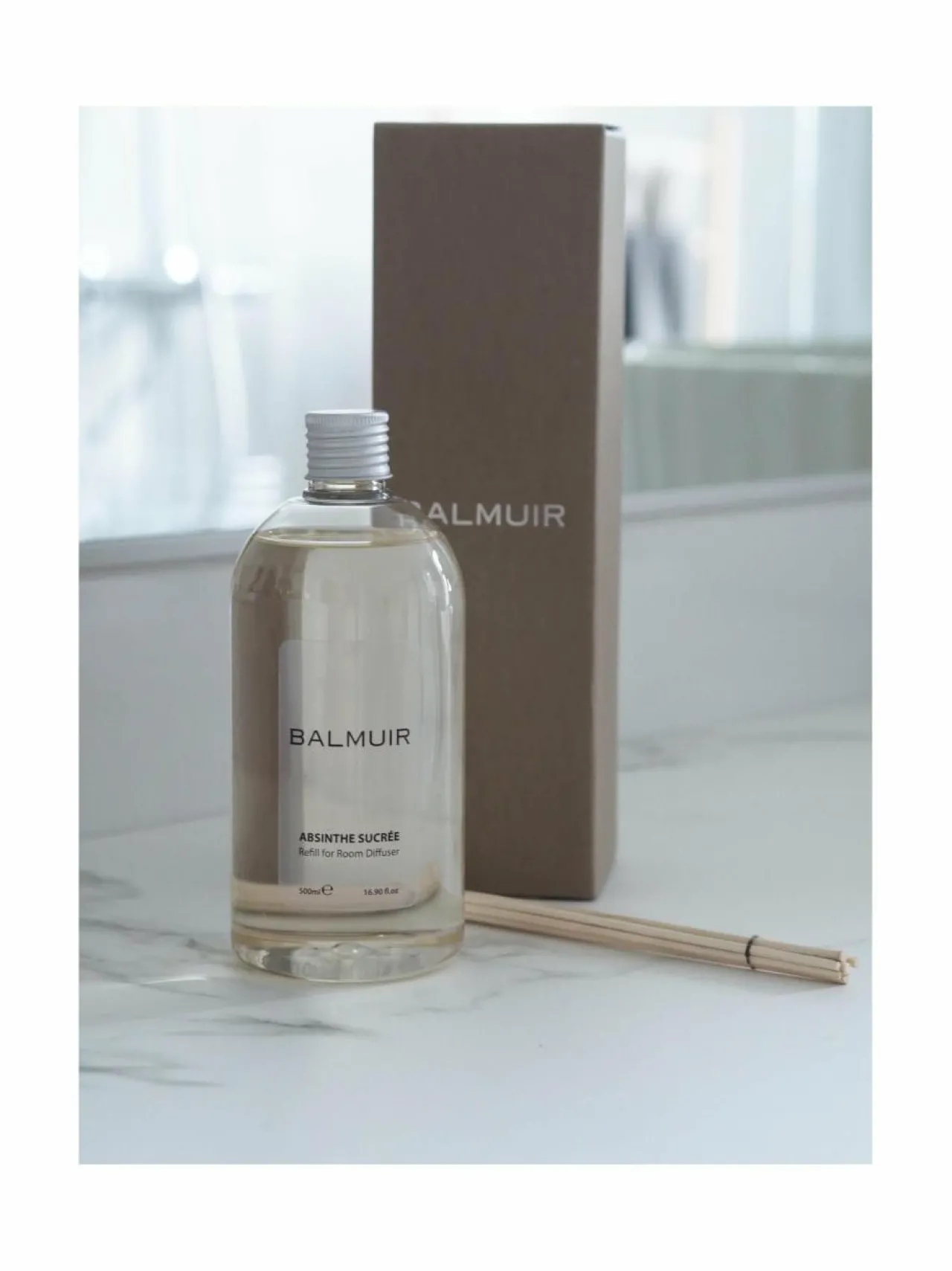 Huonetuoksut & Tuoksukynttilät|Balmuir Como Absinthe Sucree -huonetuoksun täyttöpullo 500 ml SAND