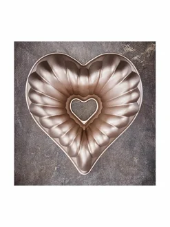 Leivonta|Birkmann Contoura Heart Cake Tin -kakkuvuoka GOLD