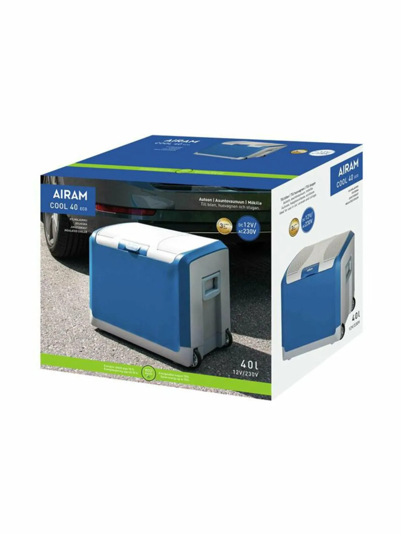 Muut Keittiölaitteet|Airam Cool 40 Eco -kylmälaukku BLUE