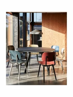 Pöydät|HAY CPH25- pyöreä pöytä MUSTA