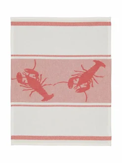Keittiö- & Kattaustekstiilit|Casa Stockmann Crab -pyötätabletti WHITE/RED