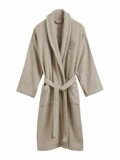 Kylpyhuonetekstiilit|Gant Home Crest-kylpytakki 34 PUTTY