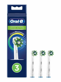 Hampaidenhoito|Oral-B CrossAction CleanMaximiser -vaihtoharjat 3-pack WHITE