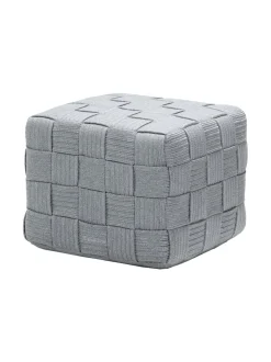 Puutarhakalusteet & Pehmusteet|Cane-Line Cube -rahi 48 x 48 x 39 cm VAALEAN HARMAA