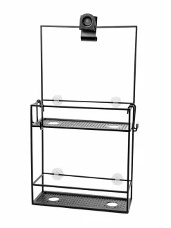 Säilytys|Umbra Cubiko-suihkuteline MUSTA