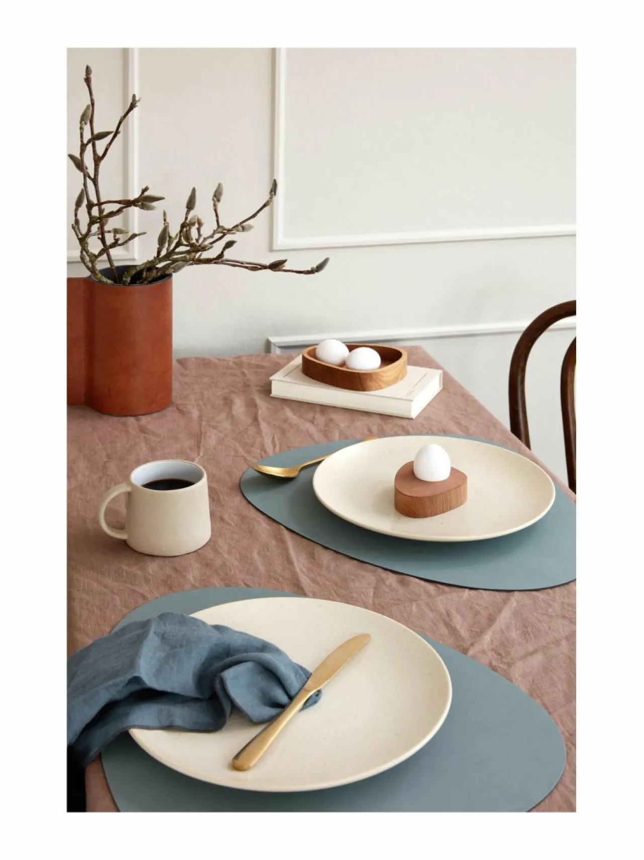 Keittiö- & Kattaustekstiilit|Lind DNA Curve L Nupo -nahkatabletti PASTEL GREEN