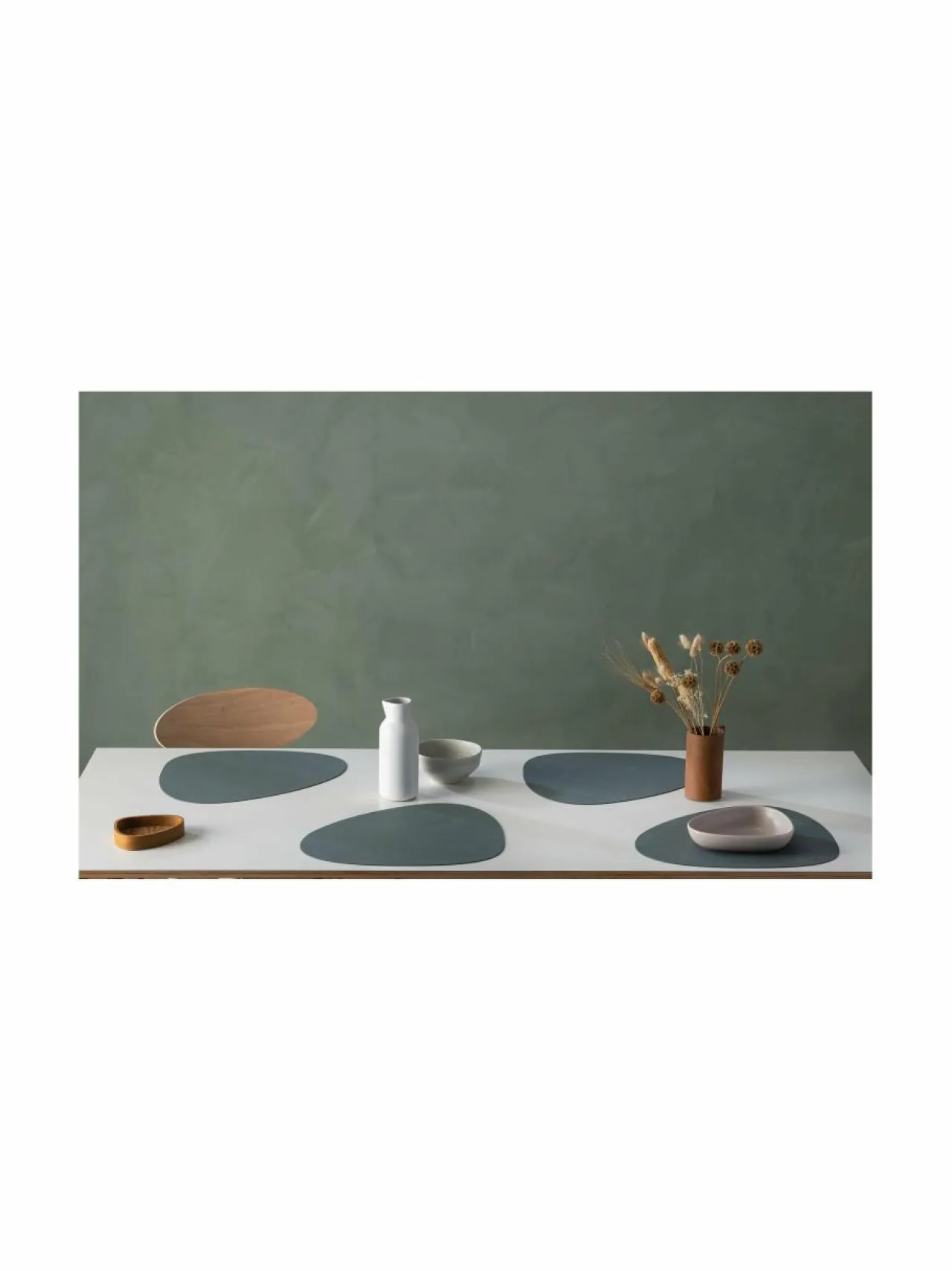 Keittiö- & Kattaustekstiilit|Lind DNA Curve L Nupo -nahkatabletti PASTEL GREEN