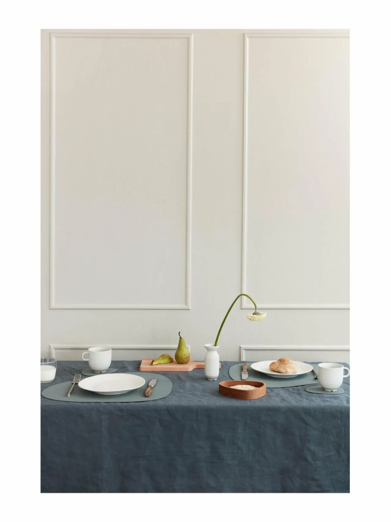 Keittiö- & Kattaustekstiilit|Lind DNA Curve L Nupo -nahkatabletti PASTEL GREEN