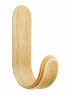 Naulakot & Koukut|Normann Copenhagen Curve-koukku ASH (VAALEA PUU)