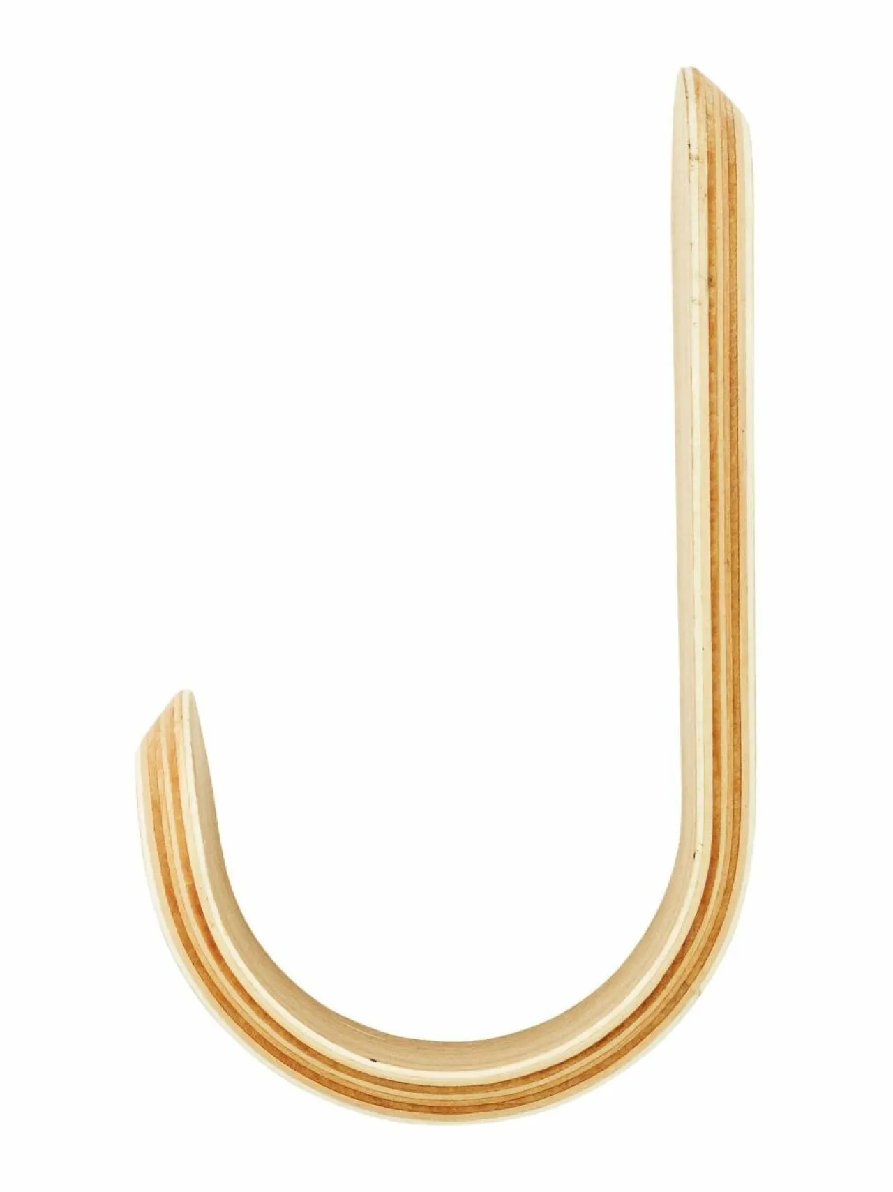 Naulakot & Koukut|Normann Copenhagen Curve-koukku ASH (VAALEA PUU)