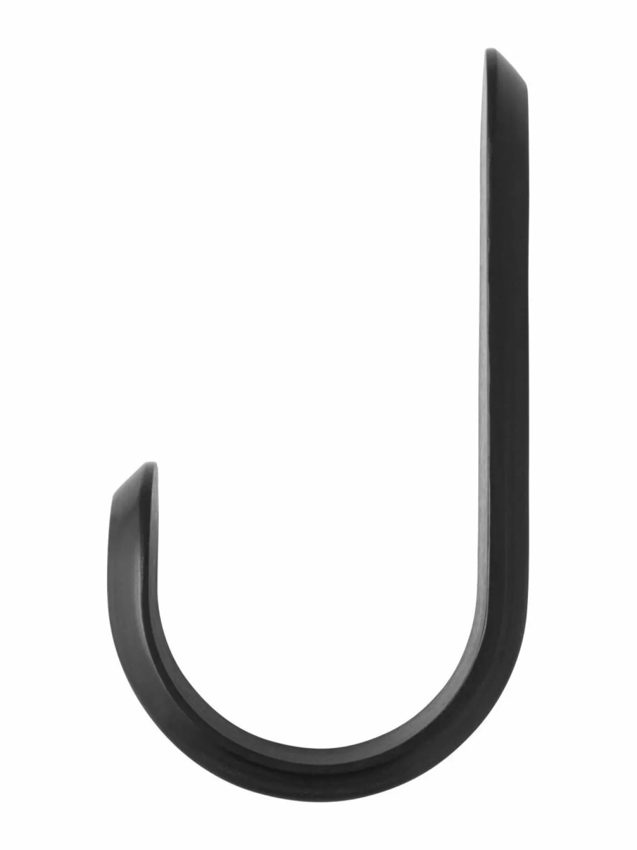 Naulakot & Koukut|Normann Copenhagen Curve-koukku MUSTA