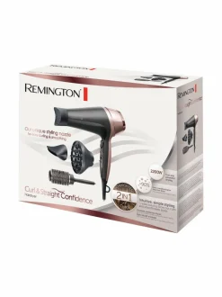 Hiustenhoito|Remington D5706 Curl & Straight -hiustenkuivaaja BLACK