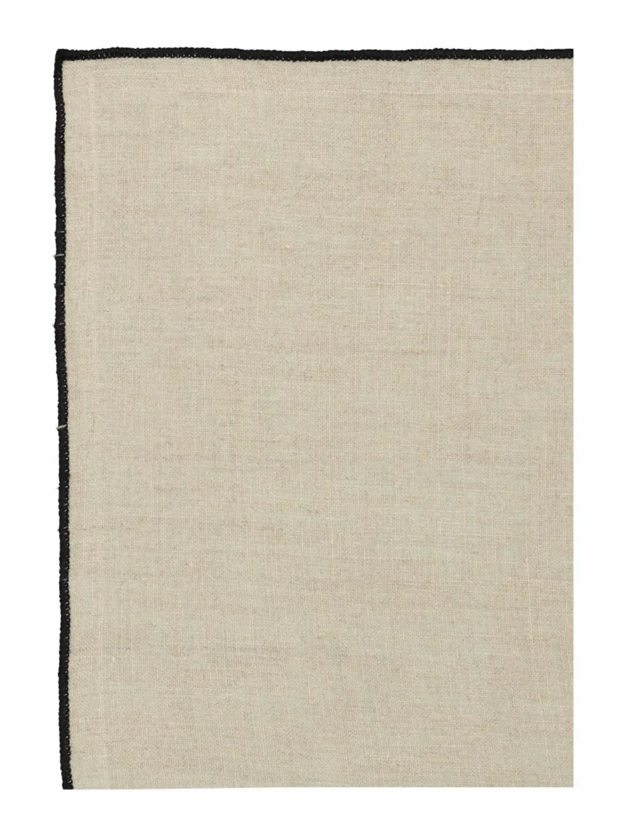 Keittiö- & Kattaustekstiilit|Casa Stockmann Dala-lautasliina 45 x 45 cm, 4 kpl LT. NATURAL LINEN/BLACK