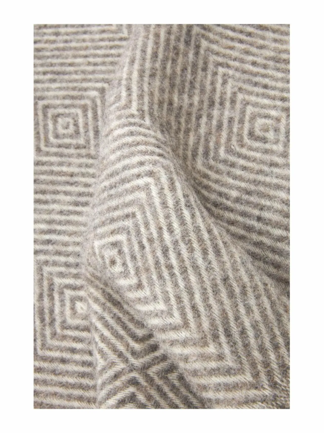 Huovat & Päiväpeitot|Casa Stockmann Danaja-villahuopa 130 x 200 cm NATURAL WHITE/GREY 0109