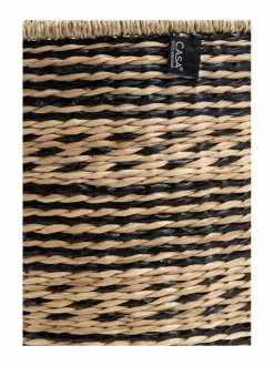 Säilytys|Casa Stockmann Day L -meriruohokori kahvoilla NATURAL/BLACK