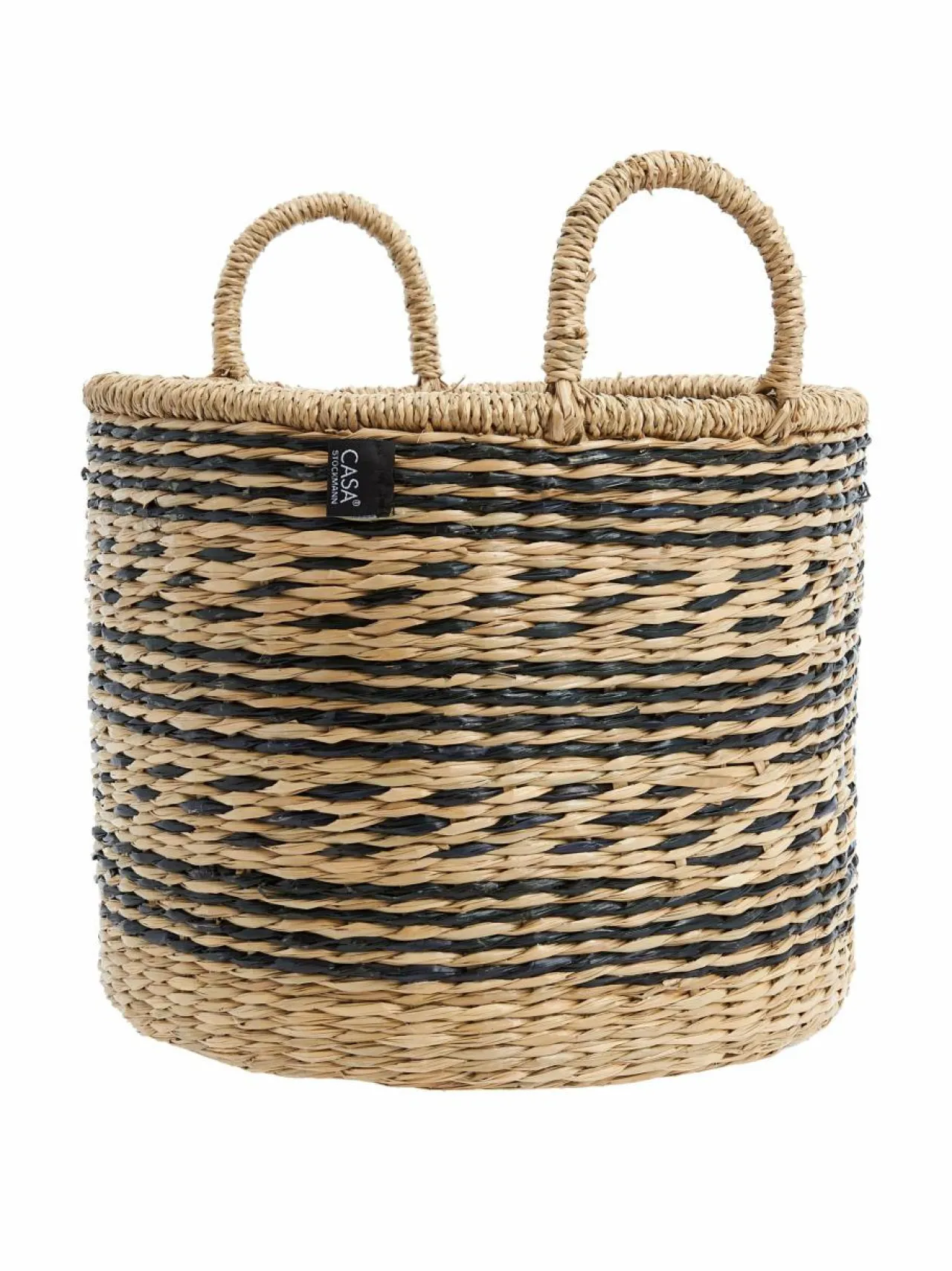 Säilytys|Casa Stockmann Day M -kori NATURAL/BLACK