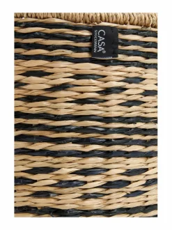 Säilytys|Casa Stockmann Day M -kori NATURAL/BLACK