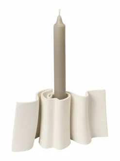 Kynttilät & Lyhdyt|Ferm Living Dedali-kynttilänjalka OFF-WHITE