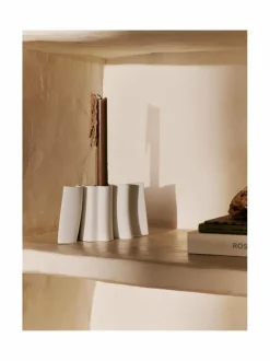 Kynttilät & Lyhdyt|Ferm Living Dedali-kynttilänjalka OFF-WHITE