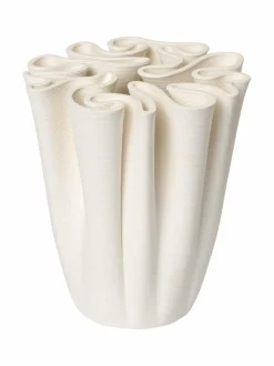 Koriste-Esineet|Ferm Living Dedali-maljakko H18 cm OFF-WHITE