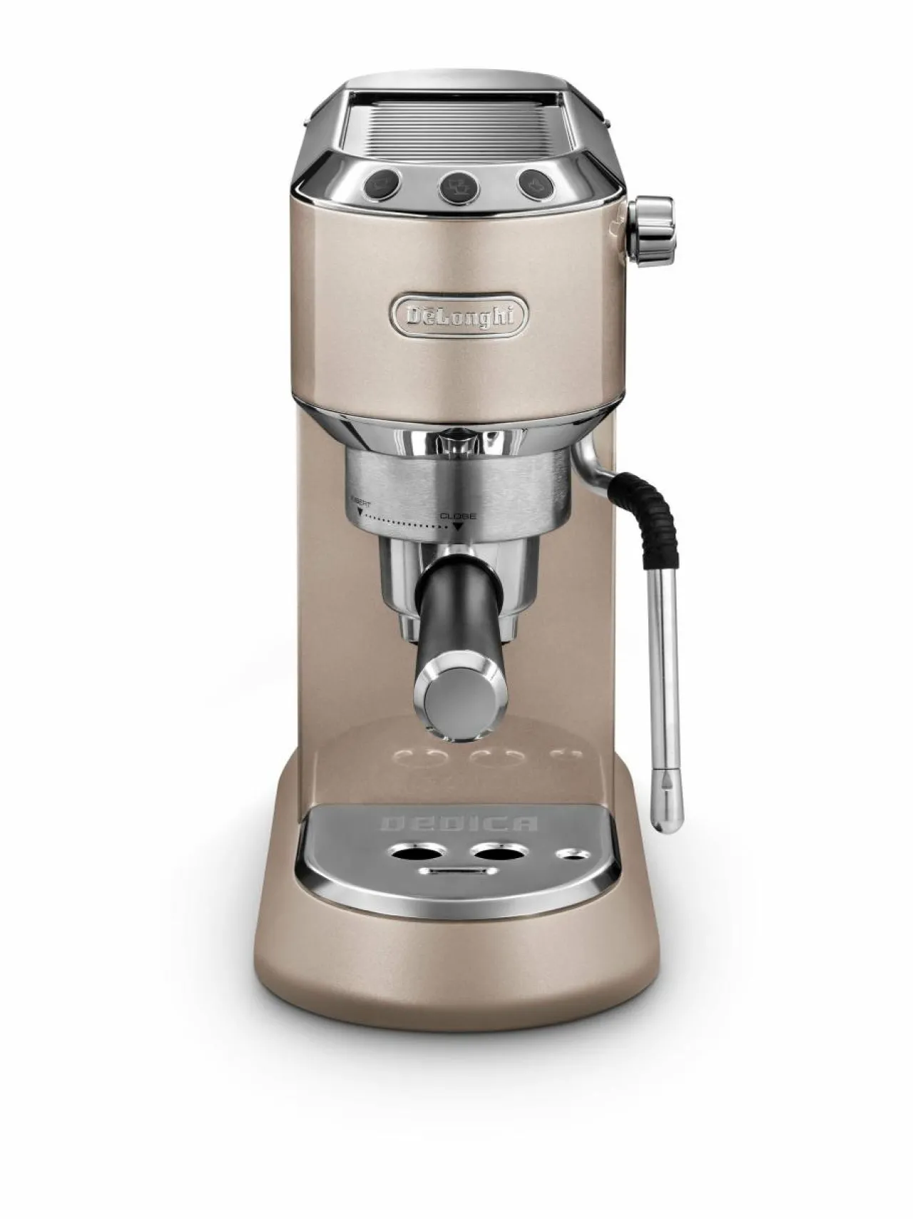 Kahvin- & Vedenkeittimet|Delonghi Dedica Arte -espressokeitin BEIGE, STEEL