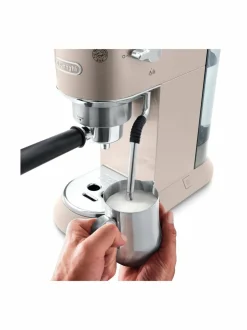 Kahvin- & Vedenkeittimet|Delonghi Dedica Arte -espressokeitin BEIGE, STEEL