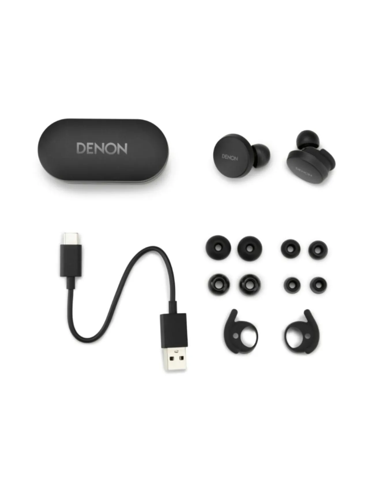 Audio|Denon PerL AH-C10PL langattomat vastamelunappikuulokkeet, musta