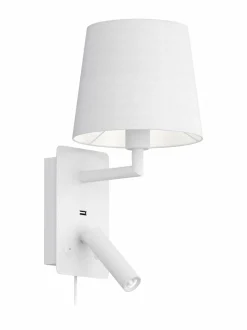 Seinävalaisimet|Design by Grönlund Denver USB -seinävalaisin WHITE