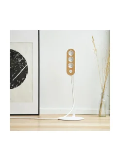 Turvatuotteet|MyNolla Design Jatkojohto Lattiajalusta - 2,8m VALKOINEN/TAMMI