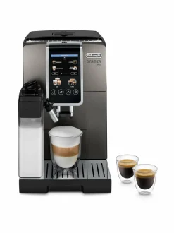 Kahvin- & Vedenkeittimet|Delonghi Dinamica Plus -kahviautomaatti TITANIUM, BLACK