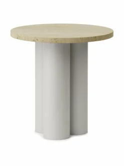 Pöydät|Normann Copenhagen Dit-sivupöytä TRAVERTINE LIGHT