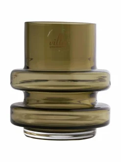 Koriste-Esineet|Villa Stockmann Donetta -lasimaljakko 9 x 10 cm SMOKE GREY K233