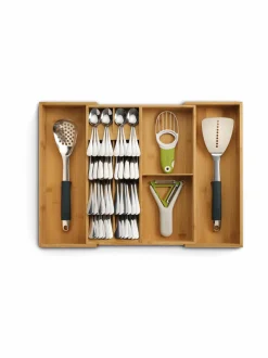 Keittiötarvikkeet|Joseph Joseph DrawerStore™ Bamboo -aterinlokero BROWN