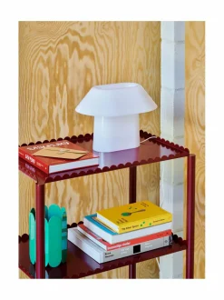 Pöytävalaisimet|HAY Drome LED -pöytävalaisin WHITE OPAL ACRYLIC