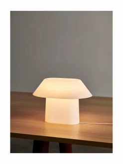 Pöytävalaisimet|HAY Drome LED -pöytävalaisin WHITE OPAL ACRYLIC