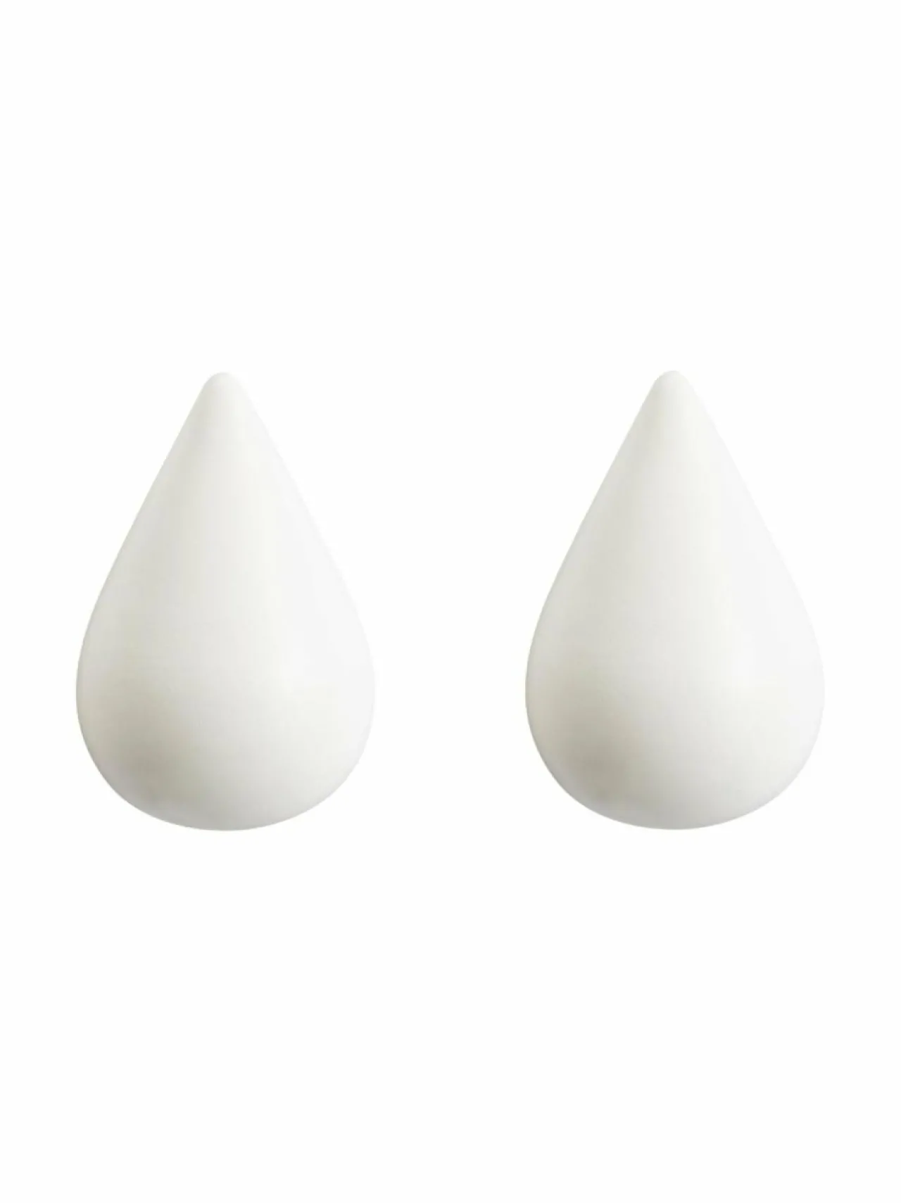 Naulakot & Koukut|Normann Copenhagen Dropit-koukku L, 2 kpl VALKOINEN