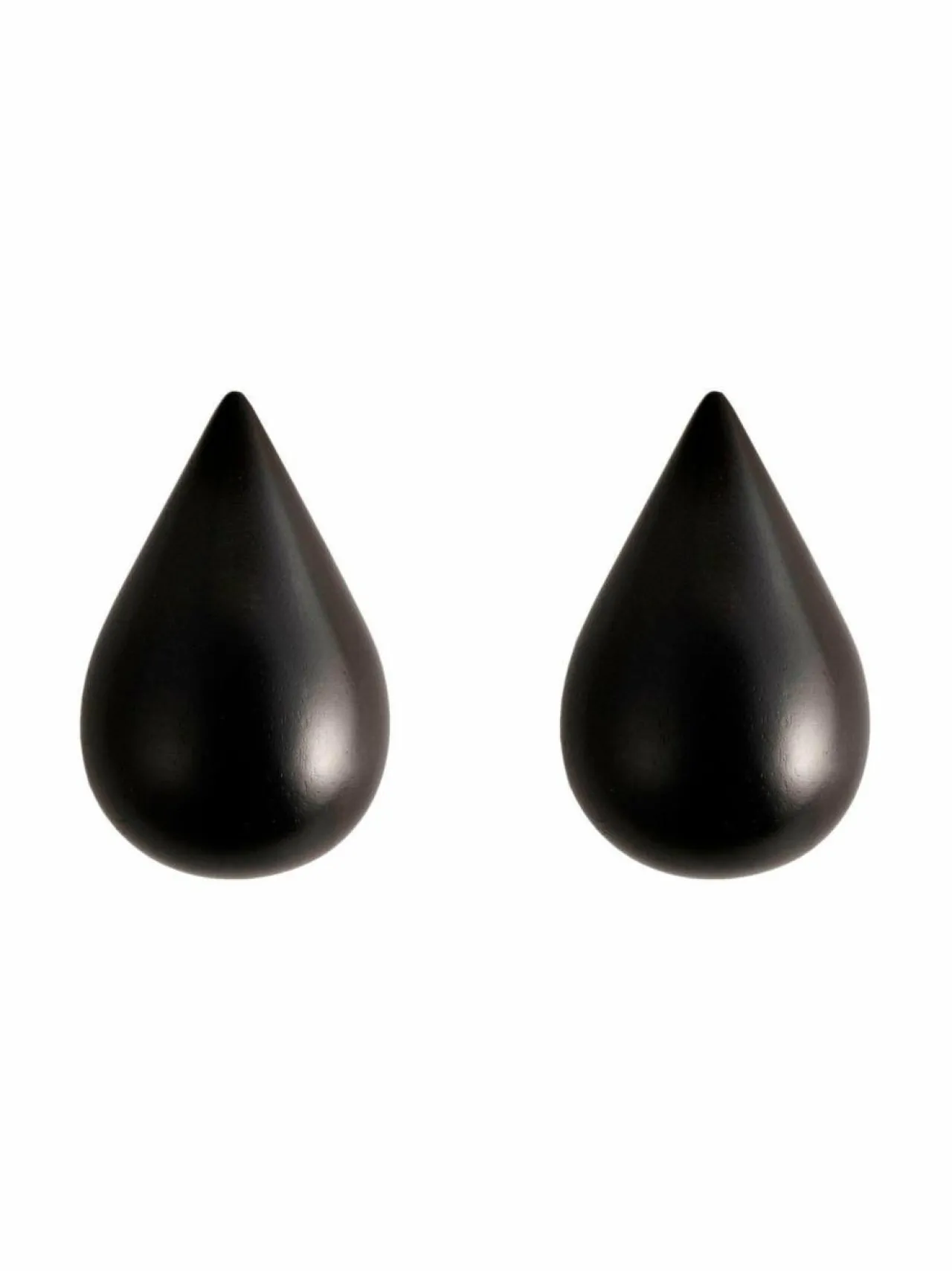 Naulakot & Koukut|Normann Copenhagen Dropit-koukku S, 2 kpl MUSTA