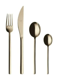 Aterimet & Tarjoiluvälineet|Mepra Due Champagne aterinsetti 24 osaa