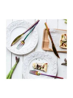 Aterimet & Tarjoiluvälineet|Mepra Due Rainbow aterinsetti 24 osaa