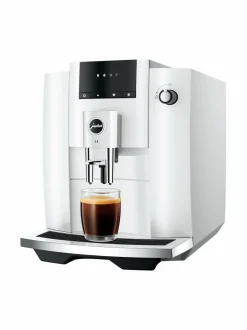 Kahvin- & Vedenkeittimet|Jura E4 Piano -kahvikone WHITE