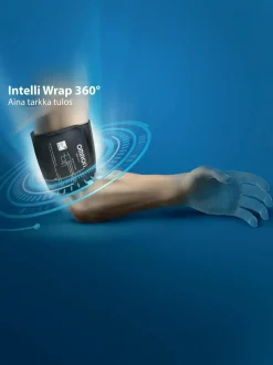 Terveydenhoito|Omron Easy Cuff -mansetti, L 22-42 cm MUSTA