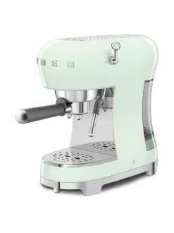 Kahvin- & Vedenkeittimet|Smeg ECF02-espressokone PASTEL GREEN