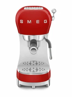 Kahvin- & Vedenkeittimet|Smeg ECF02-espressokone RED