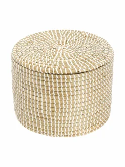 Säilytys|Casa Stockmann Echo M -kannellinen meriheinäkori NATURAL