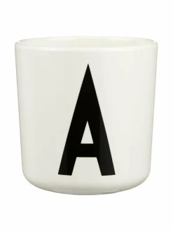 Mukit & Kupit & Asetit|Design Letters Ecozen-kirjainmuki, A VALKOINEN/MUSTA